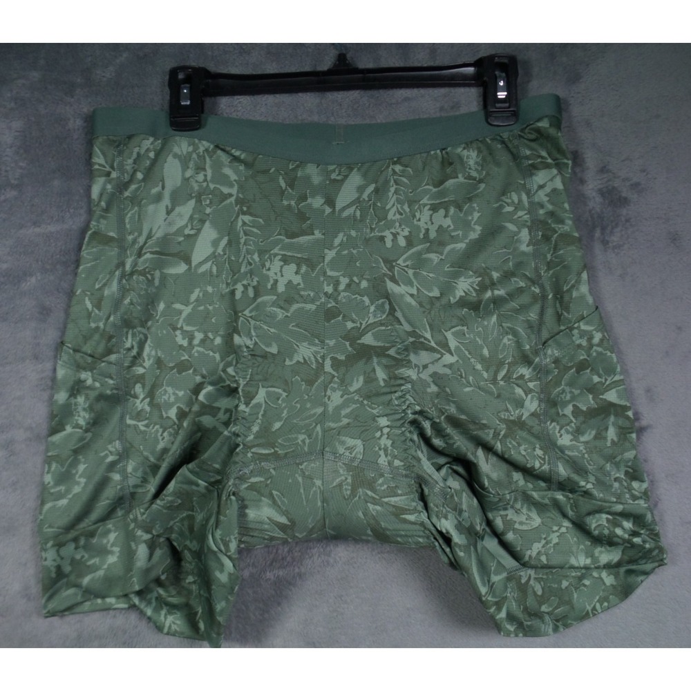 REI Co-op Shorts Womens Size 1XLarge Green Leaf Link Padded Liner Cycling